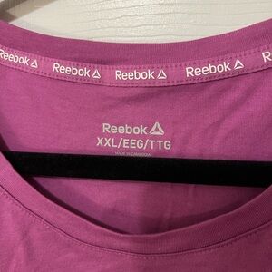 Reebok Magenta Crew Neck Tee XXL